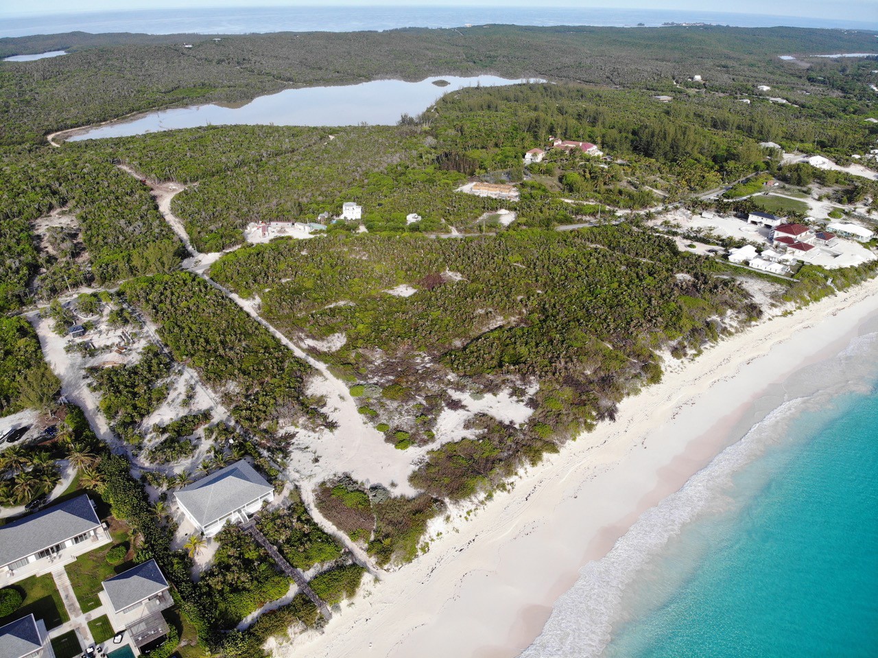 Banks Road eleuthera areal view
